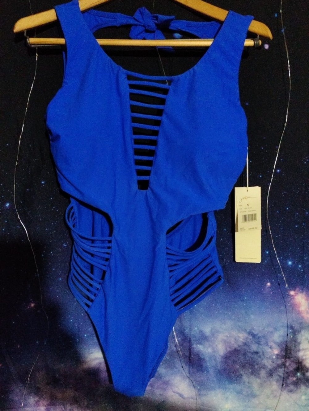 Gottex Electric Blue Cutout One-Piece Swimsuit - Picture 6 of 8